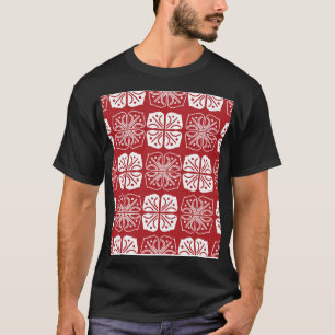 Camiseta Design indonésio Batik Kawung Gurda