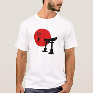 Camiseta Design inspirado asiático: Porta japonesa.