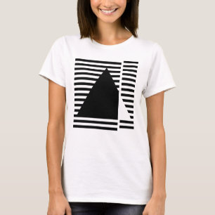 Camiseta Design inspirado no triângulo Bauhaus geométrico