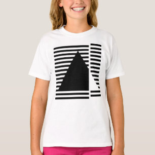 Camiseta Design inspirado no triângulo geométrico Bauhaus