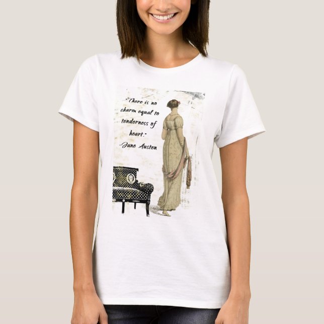 Camiseta Design inspirado regência de Jane Austen (Frente)