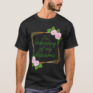 Camiseta Design inspirador para pessoas fortes que têm son