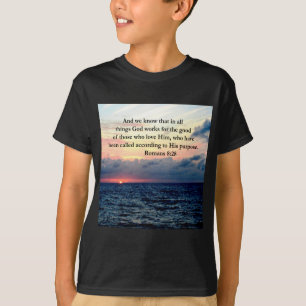 CAMISETA DESIGN INSPIRANDO ROMANOS 8:28