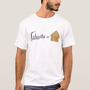 Camiseta Design integral da cabana rústica de madeira da