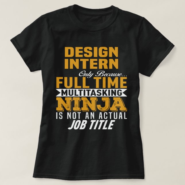 Camiseta Design Intern (Frente do Design)