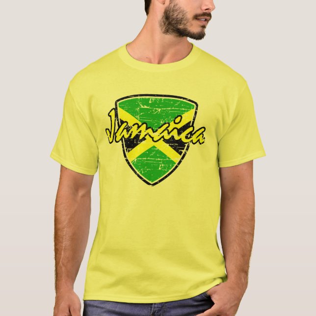 Camiseta Design jamaicano do futebol (Frente)
