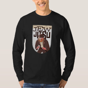 Camiseta Design Judeu-Jitsu Do Rabino Homem Judeu Fazendo J