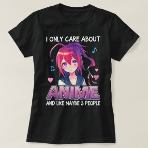 Camiseta Design Kawaii Amante de Anime Engraçado