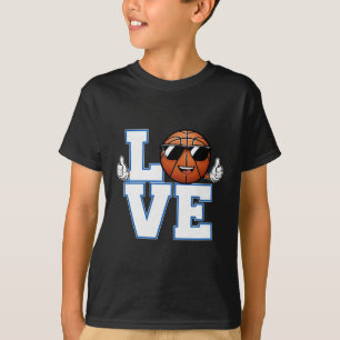 Camiseta Design legal de basquetebol Love   Ventilador de b