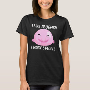 Camiseta Design Legal de Blobfish Para Homens Mulheres Pesc