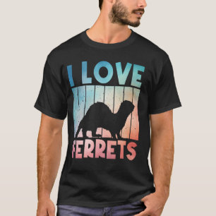 Camiseta Design Legal de Furão para Homens Mulheres Amantes