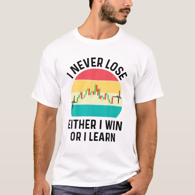 Camiseta Design legal De Negociação De Ações Para Homens -  (Frente)