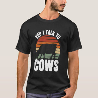 Camiseta Design Legal de Vaca para Homens Mulheres Fazendei