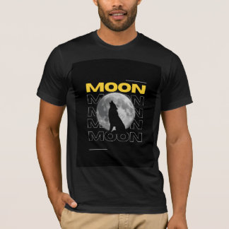 Camiseta design lua para unissex