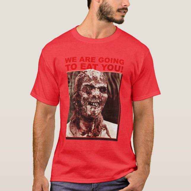Camiseta Design lucio fulci filmes de terror Estamos indo p (Frente)