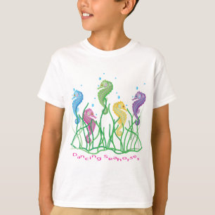 Camiseta Design lunático dos cavalos marinhos da dança