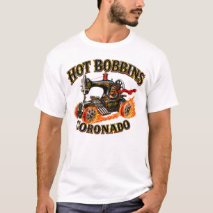 Camiseta design masculino Hot Bobbins