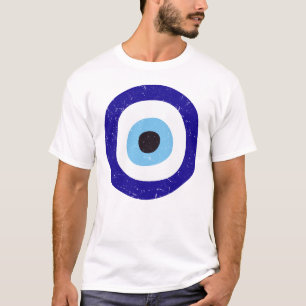 Camiseta Design Mau de Olho grécia Branco
