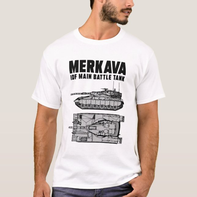 CAMISETA DESIGN MERKAVA (Frente)