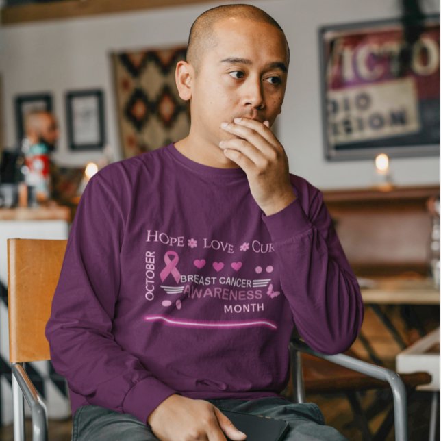 Camiseta Design mês de consciência do câncer de mama (Criador carregado)