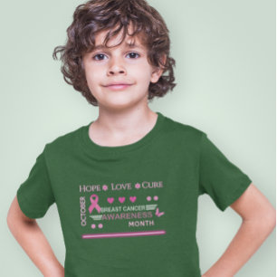 Camiseta Design mês de consciência do câncer de mama