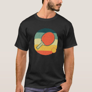 Camiseta Design Mesa Engraçado Para Homens Ping Pong
