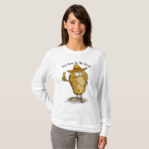 Camiseta Design mexicano da batata dos chapéus do sombrero