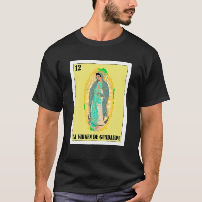 Camiseta Design mexicano La Virgen de Guadalupe T Shirt (Frente)