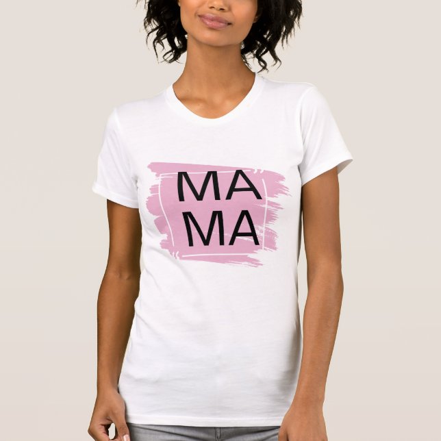 CAMISETA DESIGN MINIMALISTA DA MAMA (Frente)