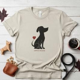 Camiseta Design Minimalista de Pata - Gráfico para Amantes