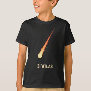 Camiseta Design minimalista do comet 3I/ATLAS Vintage