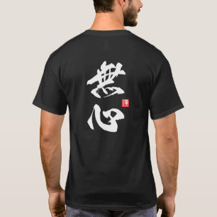 Camiseta Design Minimalista Zen com Estado "Mushin"