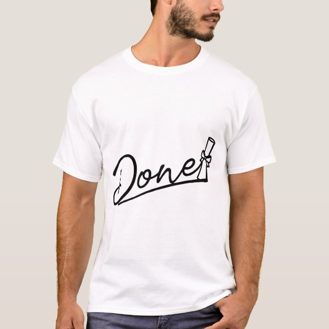 Camiseta Design Mínimo de Conclusão de Graduação (Frente)