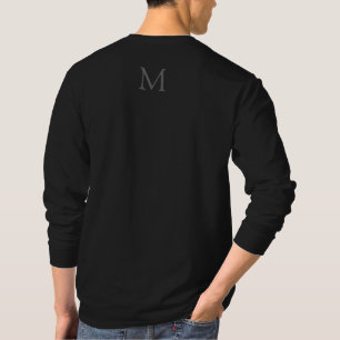 Camiseta Design monograma com dois lados, Modelo de  mascul