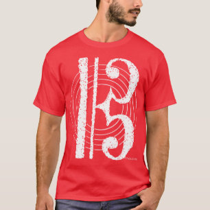 Camiseta Design Musical Zippy 3 Clave de Dó na Terceira Lin