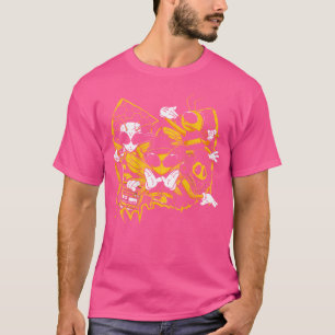 Camiseta Design na parte traseira das abelhas, Rap do salto