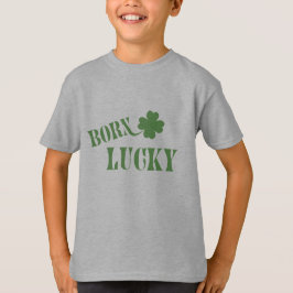 Camiseta Design Nascido Sortudo