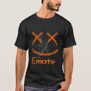 Camiseta Design neurótico emoções acorrentadas