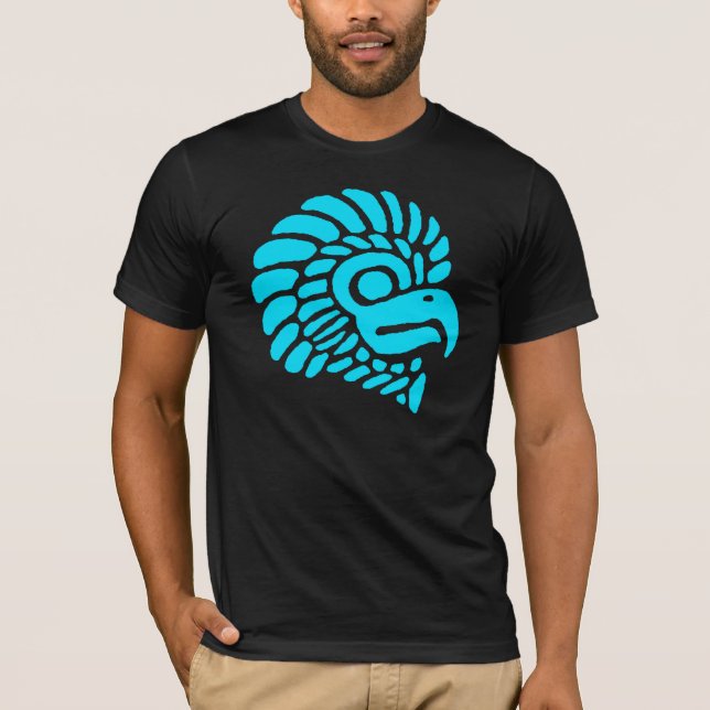 Camiseta Design norte-americano de Eagle do indiano (Frente)