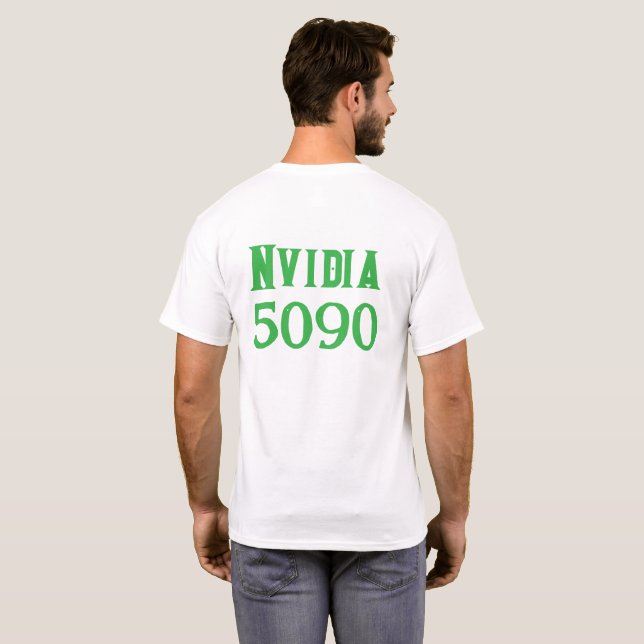 Camiseta Design Nvidia 5090 (Parte Traseira Completa)