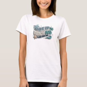 Camiseta Design Original Desistiu da Praia há Muito Tempo