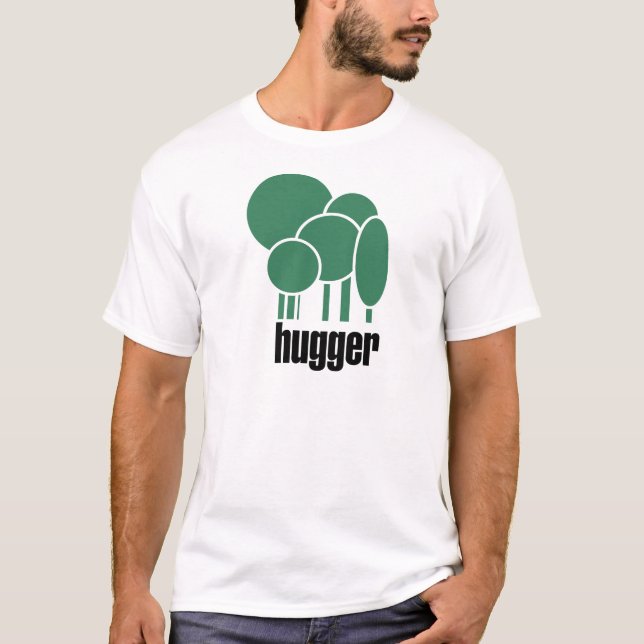 Camiseta Design original do hugger da árvore! (Frente)