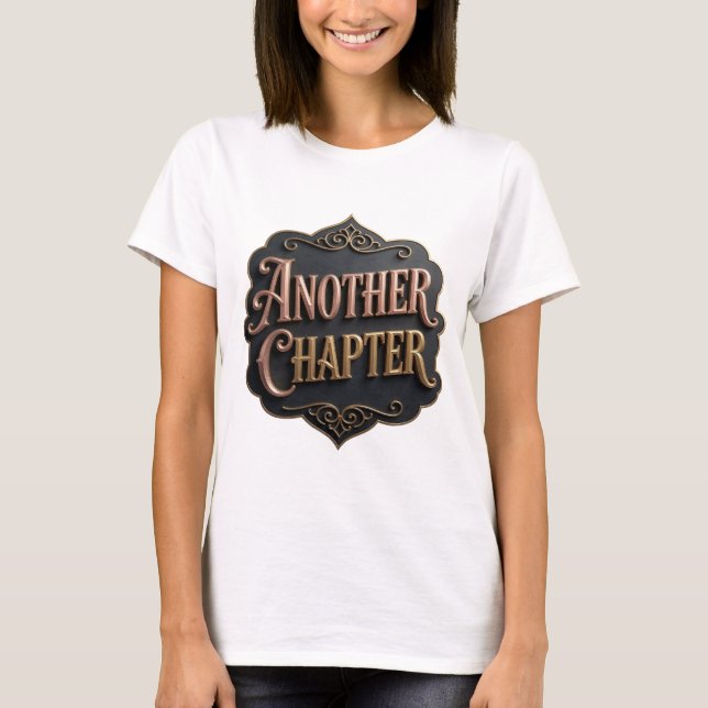 Camiseta Design Ouro Nítido OUTRO CAPÍTULO (Frente)