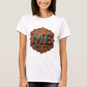 Camiseta Design Ousado Azul ME EST 1972