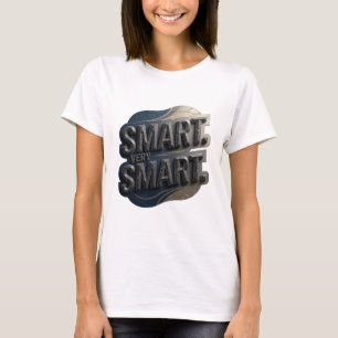 Camiseta Design Ousado Cinza SMART MUITO SMART