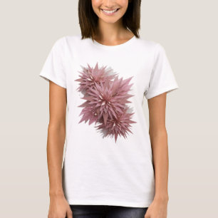 Camiseta Design Ousado Flor de Estrela Prata Snappy