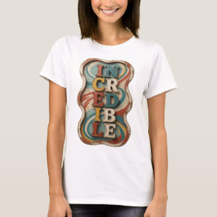 Camiseta Design Ousado Incrível Amarelo Nítido