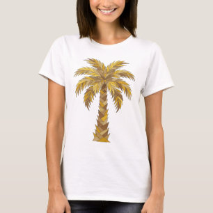 Camiseta Design Ousado PALM TREE Cinza Moderno