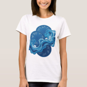 Camiseta Design Ousado PRATA NATAL INVERNO Cativante