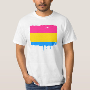 CAMISETA DESIGN PANSEXUAL DAS LISTRAS DO ORGULHO